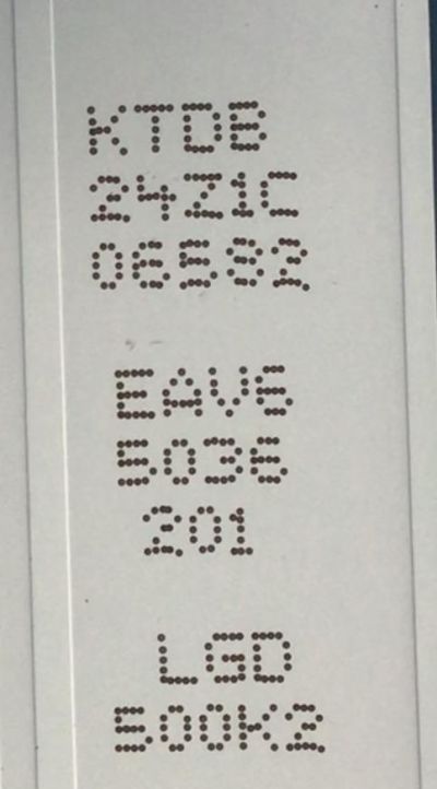 KIT DE LED'S PARA TV LG ( 6 PZ ) / NUMERO DE PARTE EAV65036201 / SSC_Y21 SLIM TRIDENT 50UP80_S / SSC_Y21 SLIM TRIDENT 50UP80_LGD_PTN0.5_REV00_210105 / MODELO 50UP76703LB / 50UQ9000PUD - Imagen 2